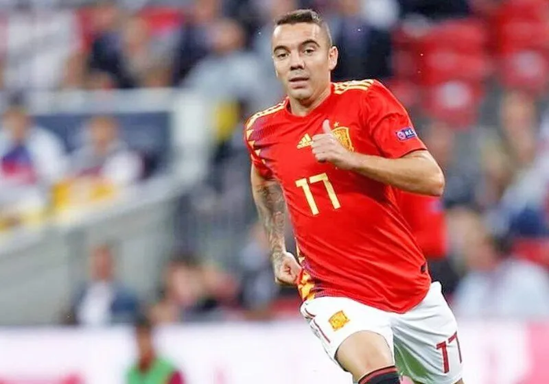 Iago Aspas khoác màu áo Tây Ban Nha