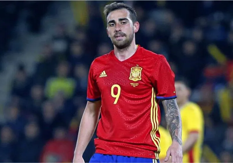 Paco Alcácer cùng đội tuyển Tây Ban Nha