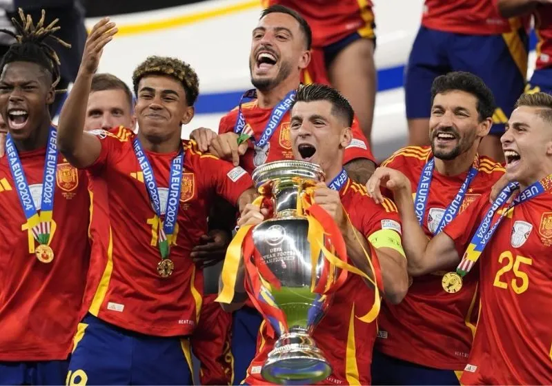 Tây Ban Nha vô địch EURO mấy lần