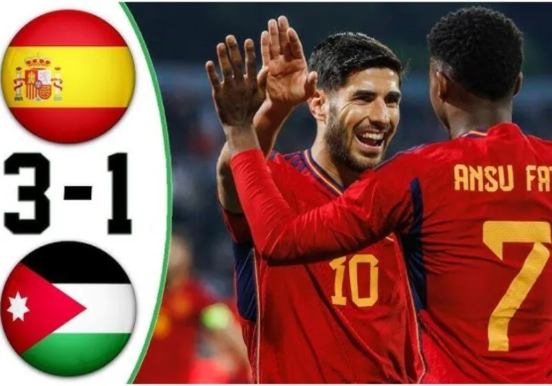 Tây Ban Nha vs Jordan